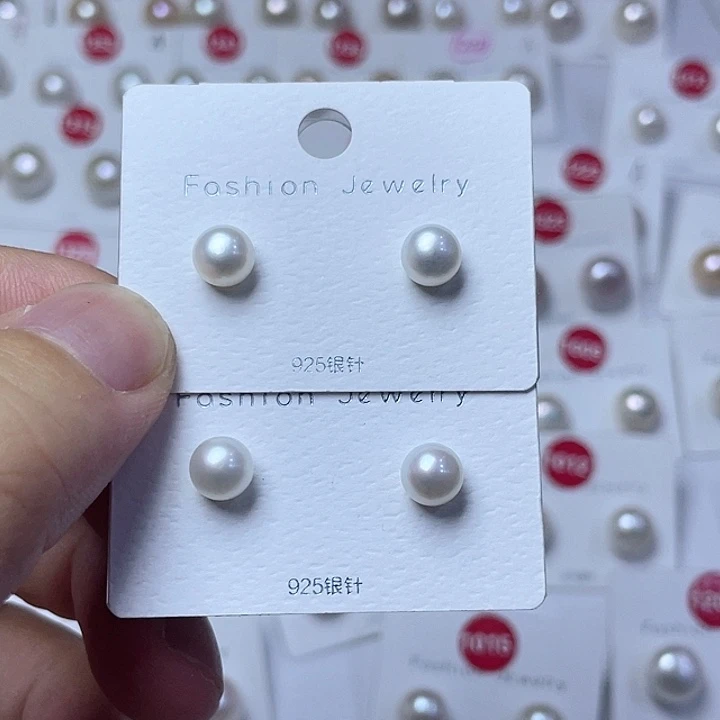 淡水珍珠银S925镶嵌颈饰