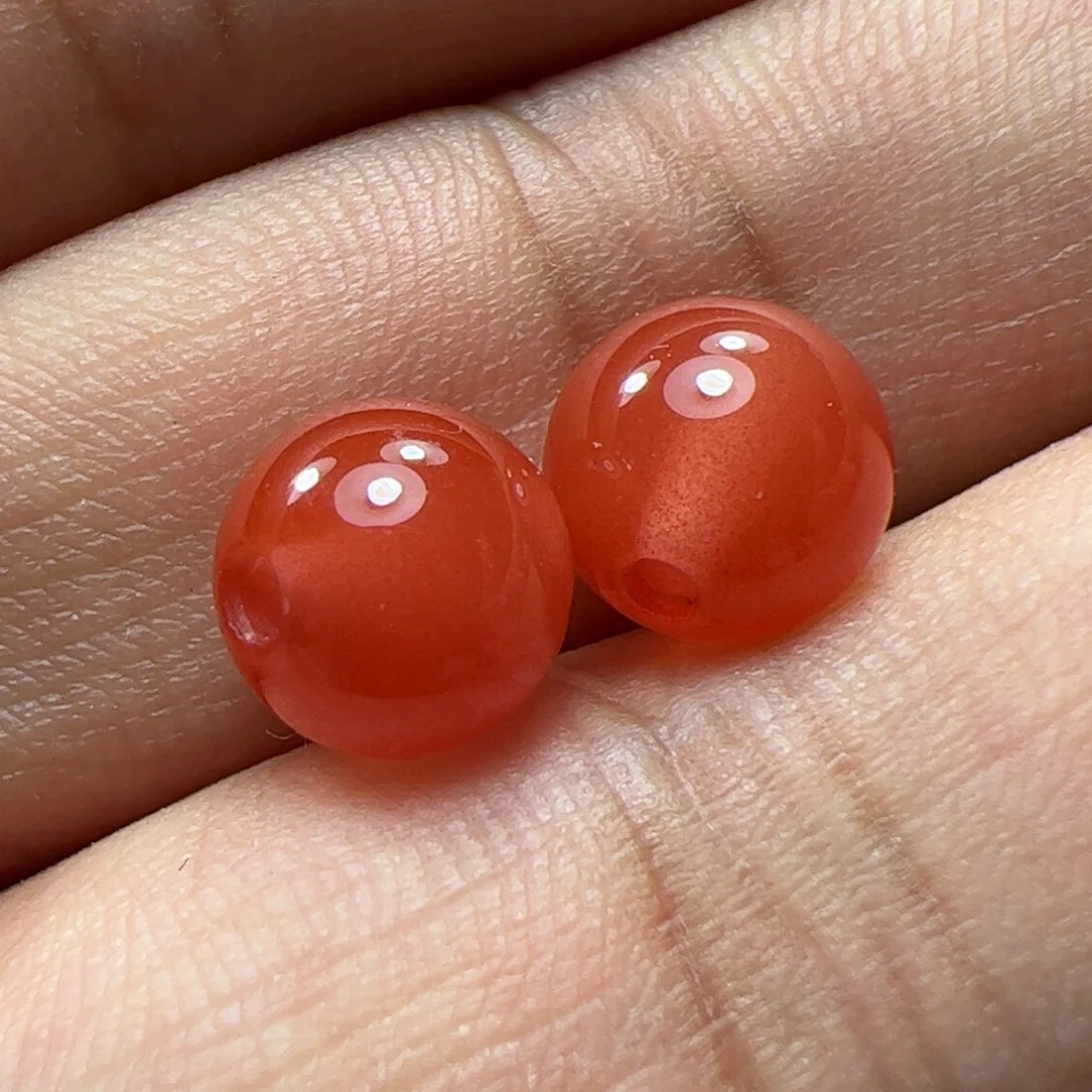 南红玛瑙珠子未镶嵌