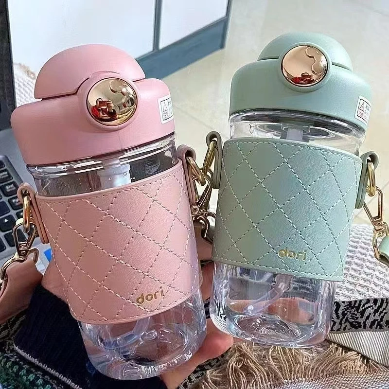 艾可思泡泡太空杯韩版新版Tritan塑料杯便携外出