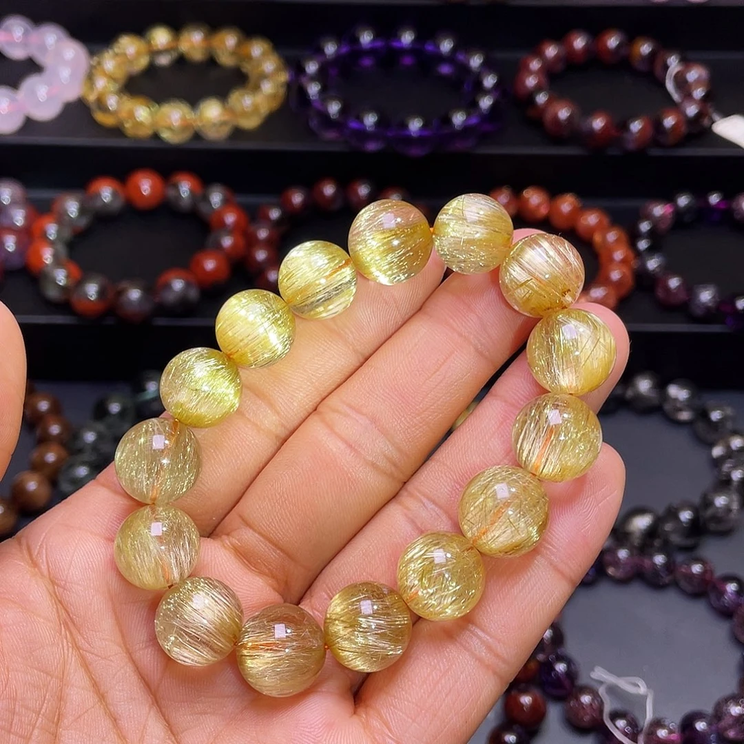 未镶嵌水晶手链钛晶顺发14+m