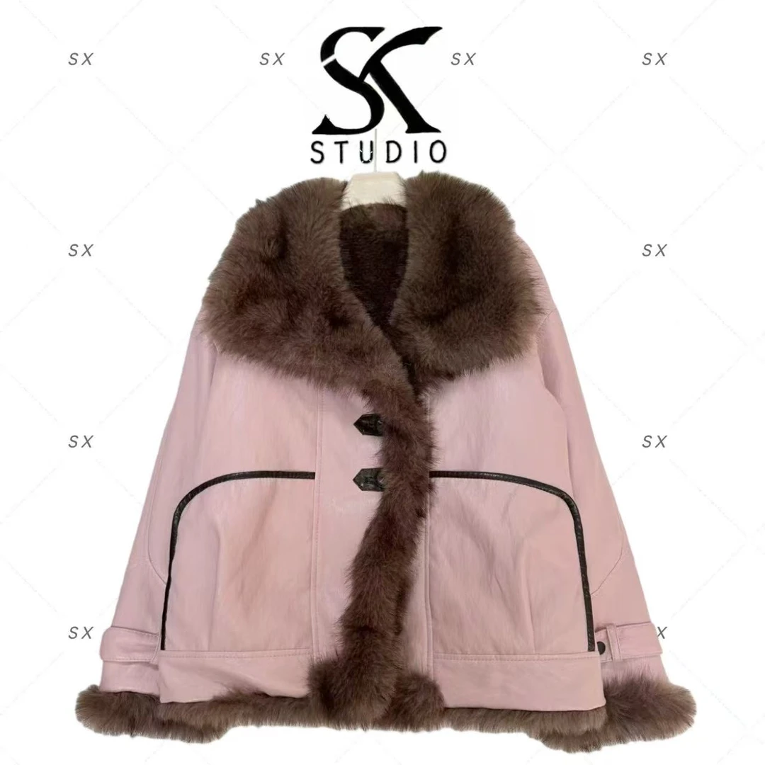 【貂中贵族】9537轻奢女款时尚外套（两面穿）SXZY-2502