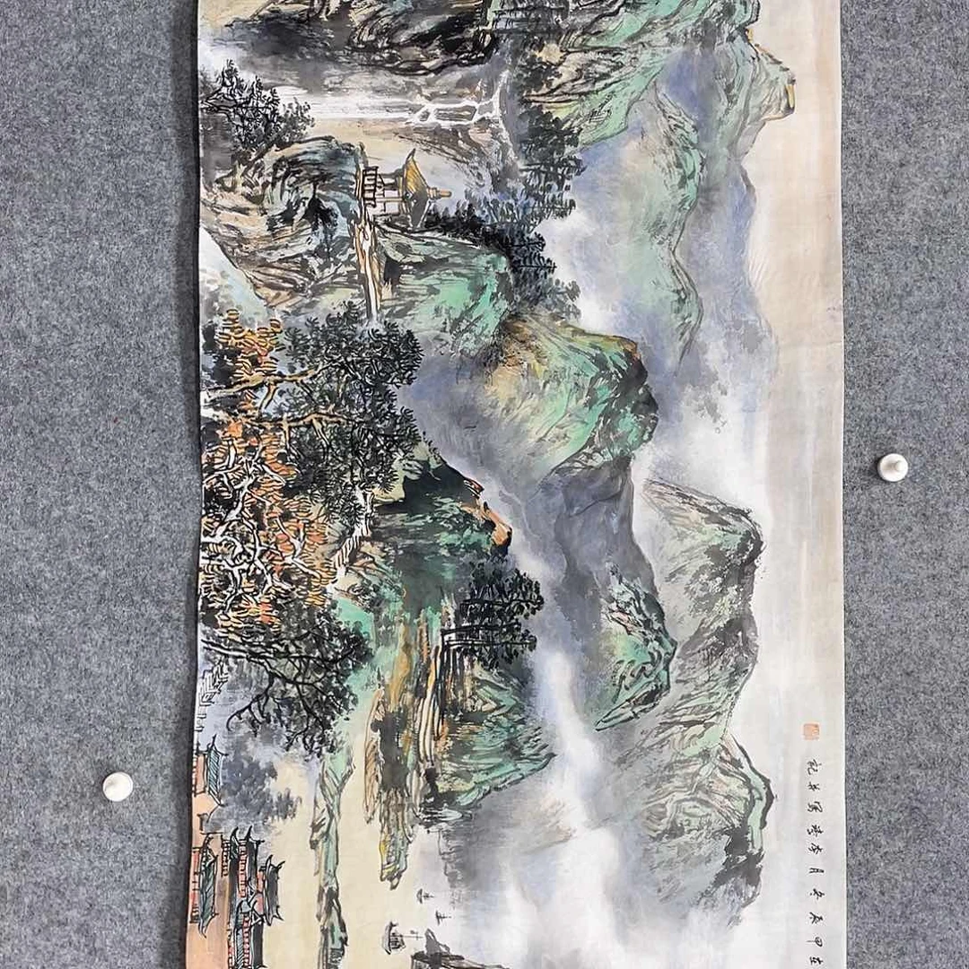 国画李涛山水作品不要错过