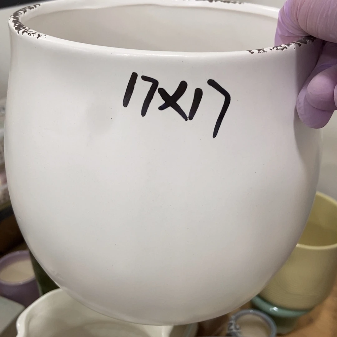 红陶高温陶瓷花盆