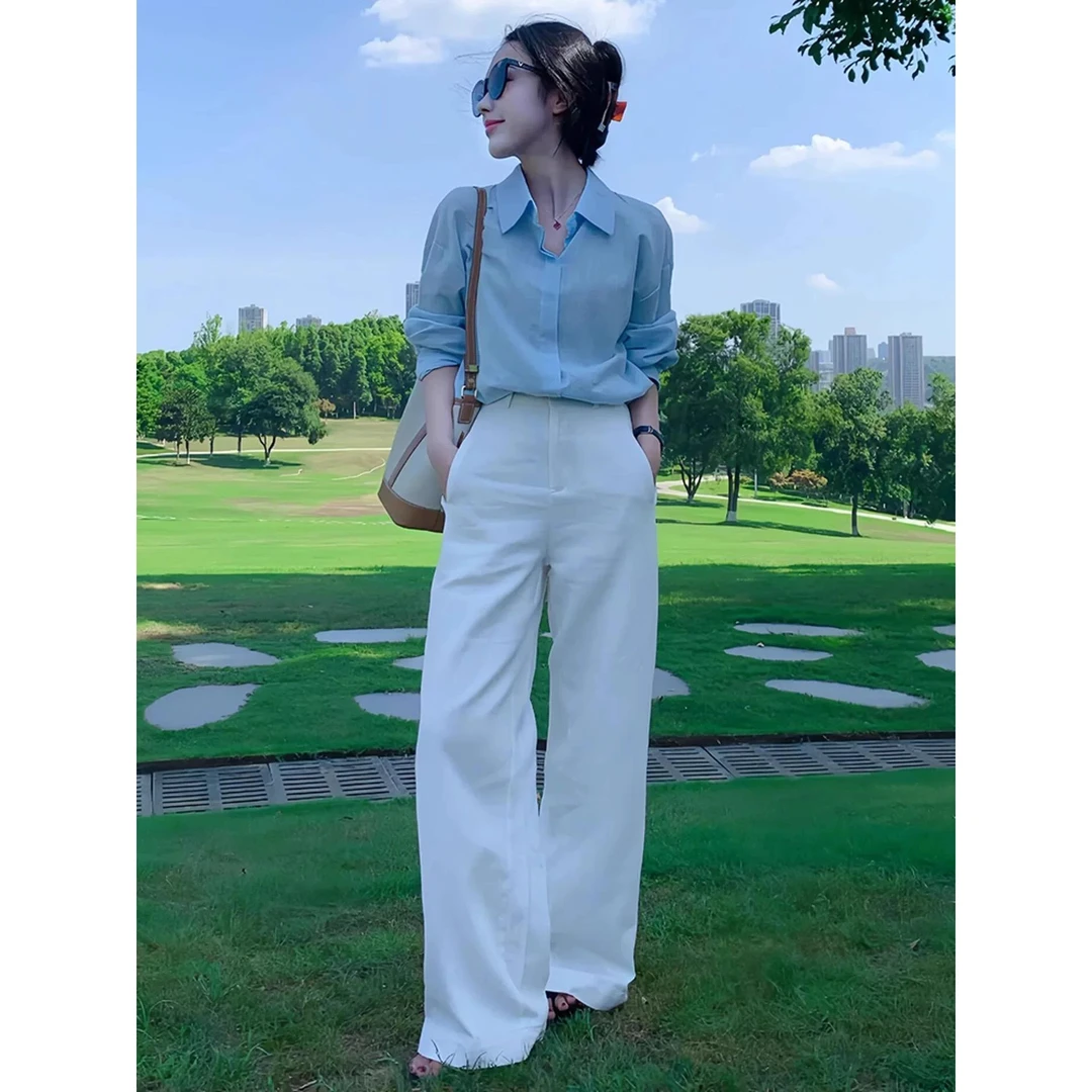 夏日穿搭一整套2025超火减龄绝美漂亮大方得体休闲套装裤子女秋装