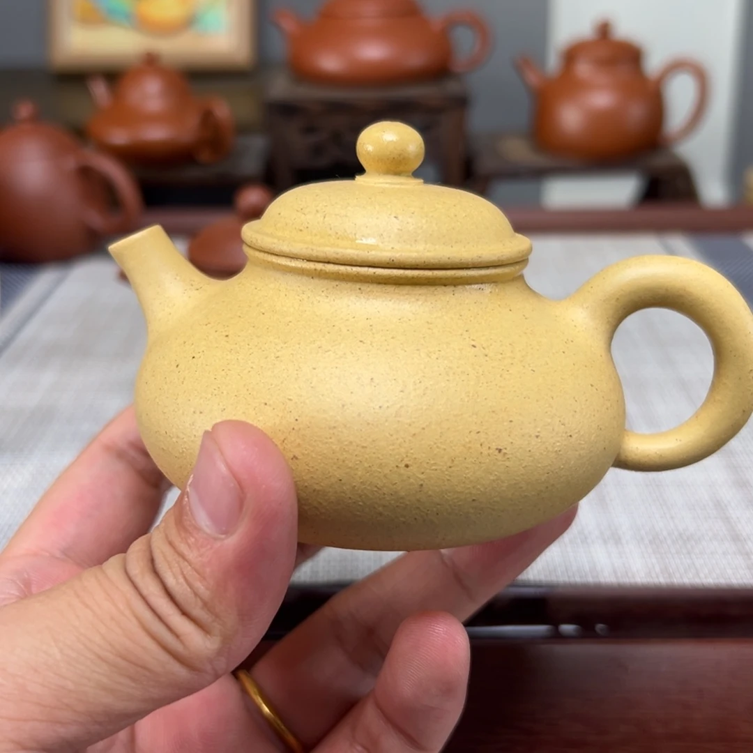 马***克壶紫砂微瑕茶壶款