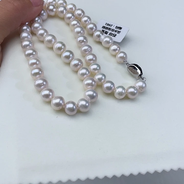 颈饰未镶嵌淡水珍珠卡9➕极光澳绿➕金属光