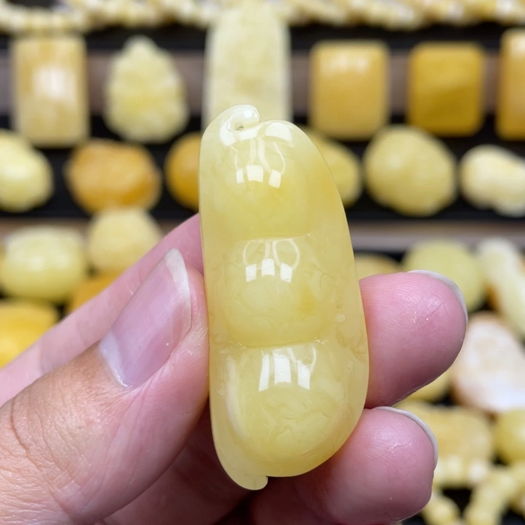 琥珀未镶嵌裸石琥珀蜜蜡