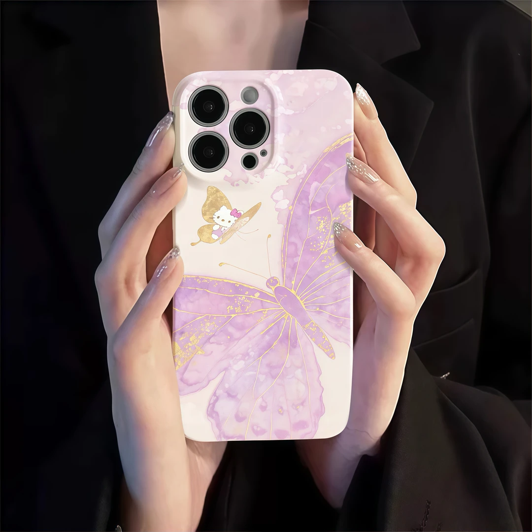 蝴蝶KT适用 苹果16promax 菲林手机壳/华为/小米/oppo/vivo