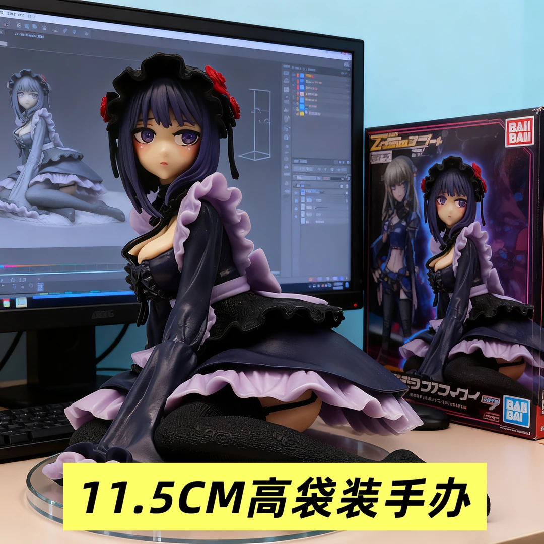 11.5CM高手办黑江雫喜多川海梦潮玩男生礼物模玩摆件公仔机箱摆件