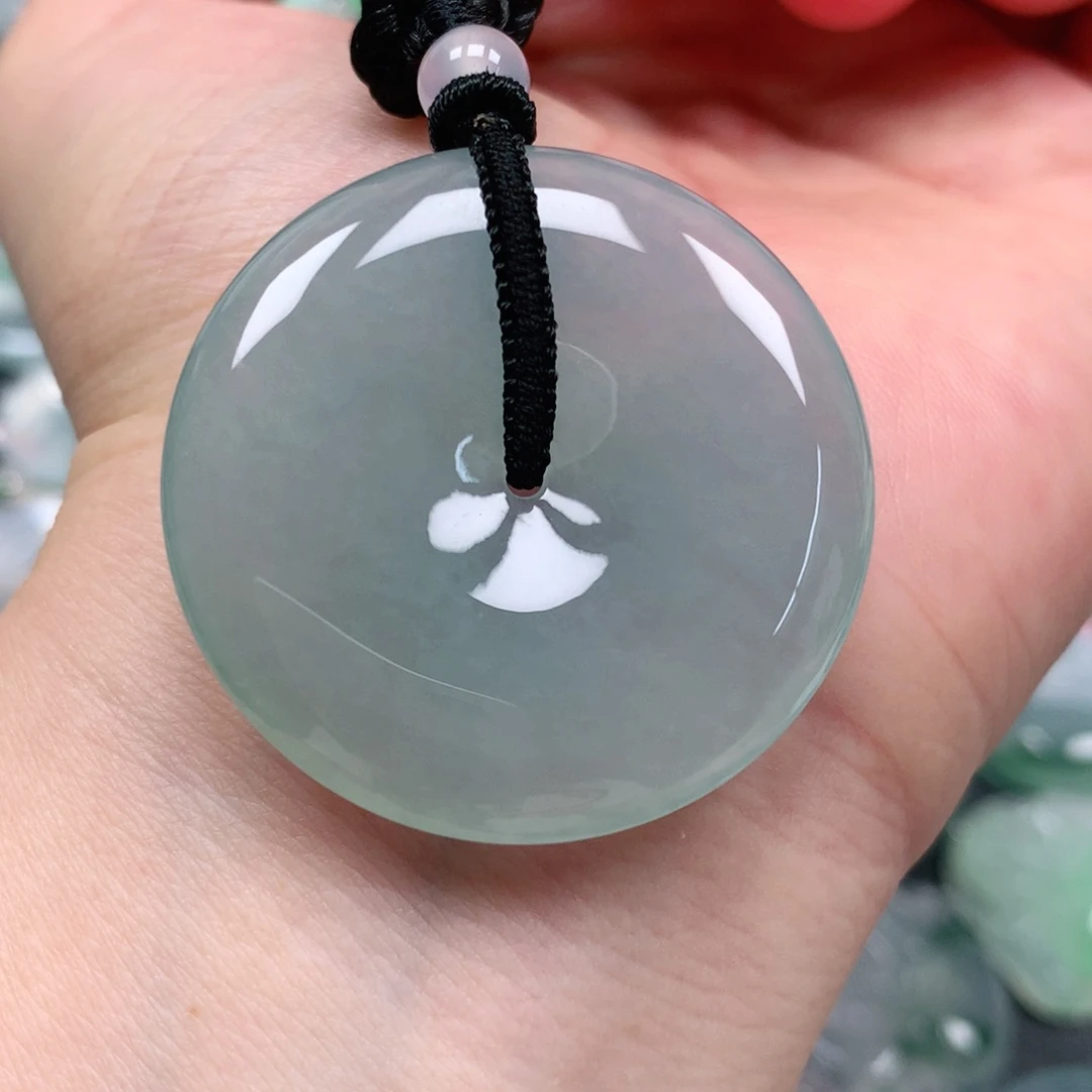 颈饰未镶嵌翡翠天然翡翠