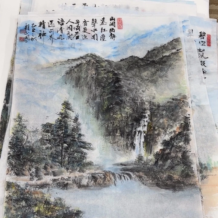 ⑩***一国画花鸟等多种鸟类的栖息地