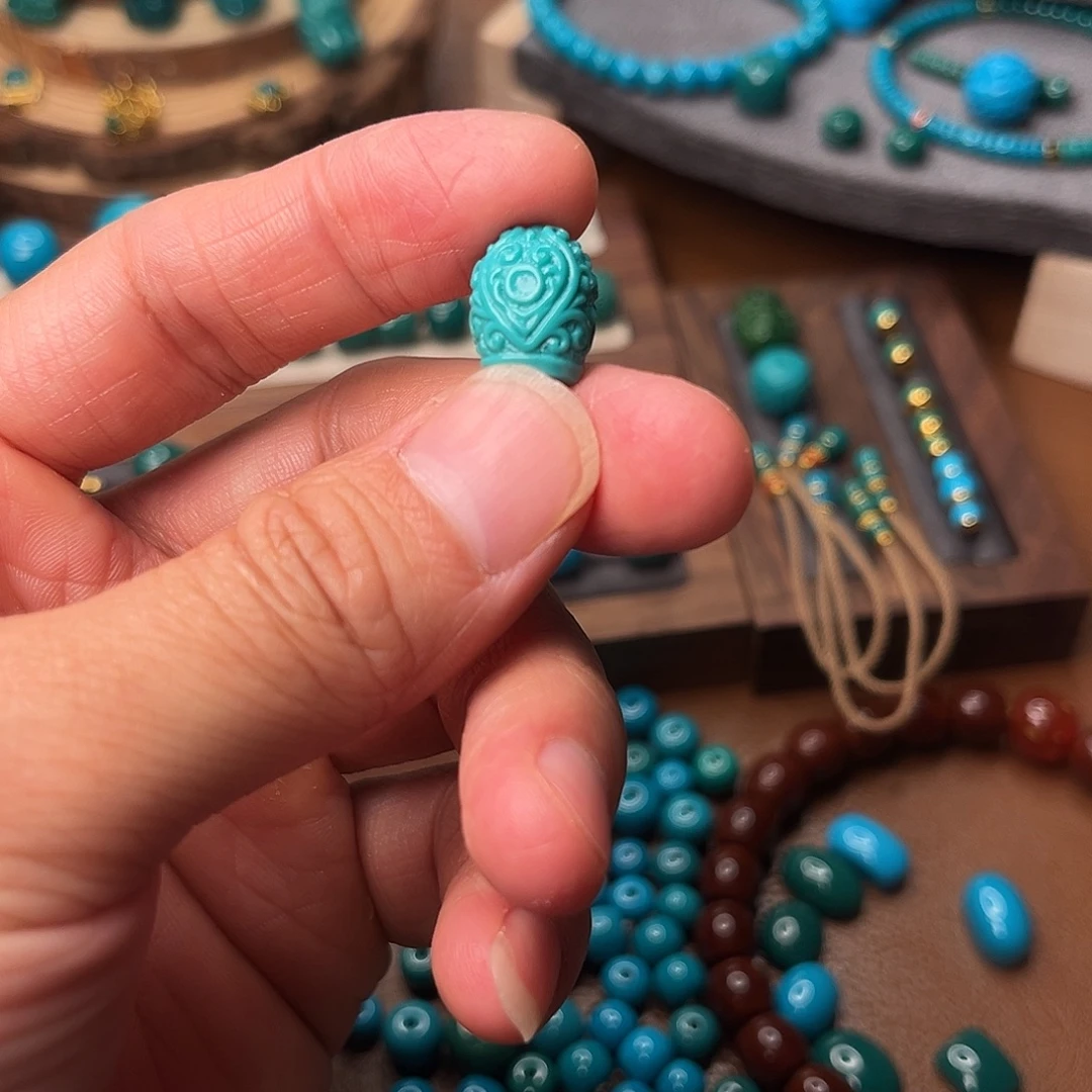 绿松石未镶嵌配9藏印