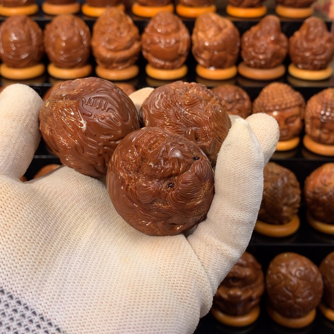 两****手串/手链橄榄核虎王