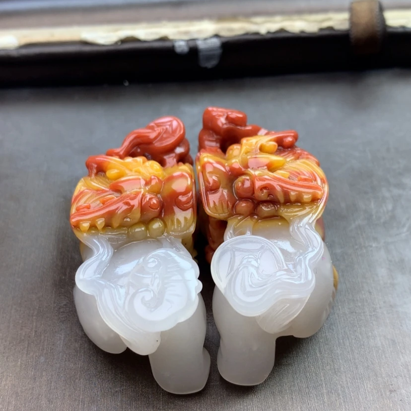 【闪购商品】未镶嵌石英质玉（黄龙玉）貔貅挂件多**阳