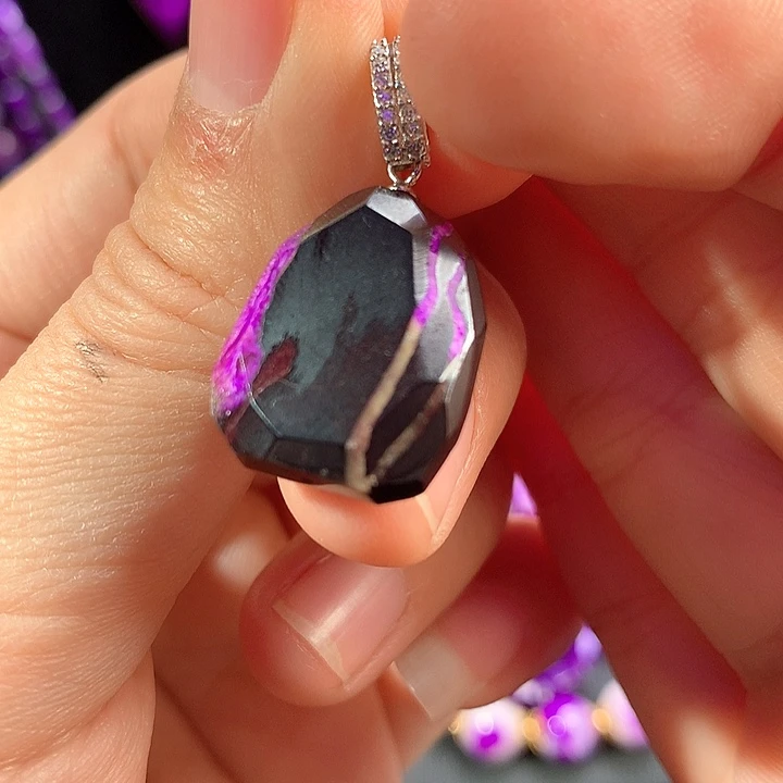 苏纪石（舒俱来）吊坠银S925镶嵌