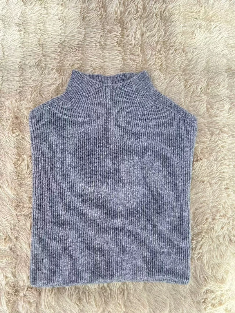 随机羊毛针织衫