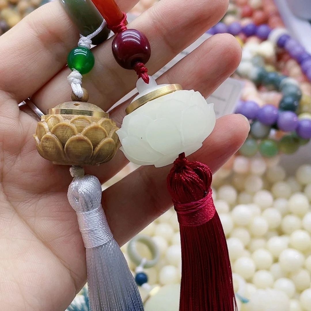 菩提根/象牙果手串靓**妈两个香炉跑环