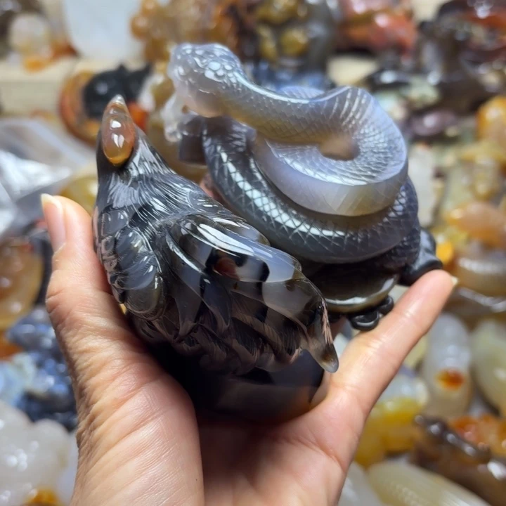 博***⁵玛瑙/玉髓未镶嵌饰品