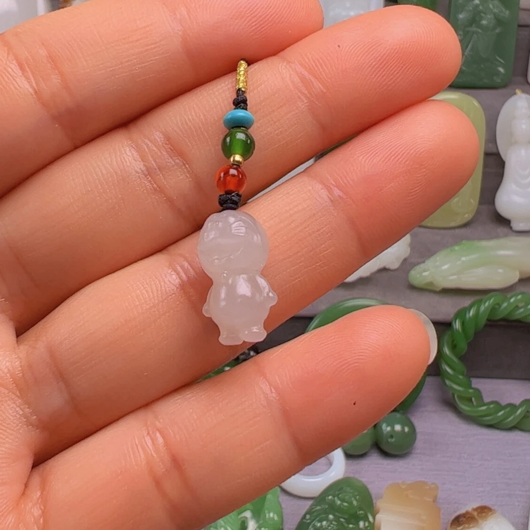 和田玉颈饰未镶嵌