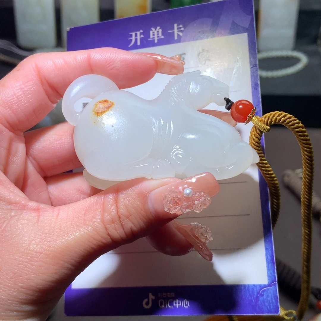 和田玉挂件未镶嵌、***浪