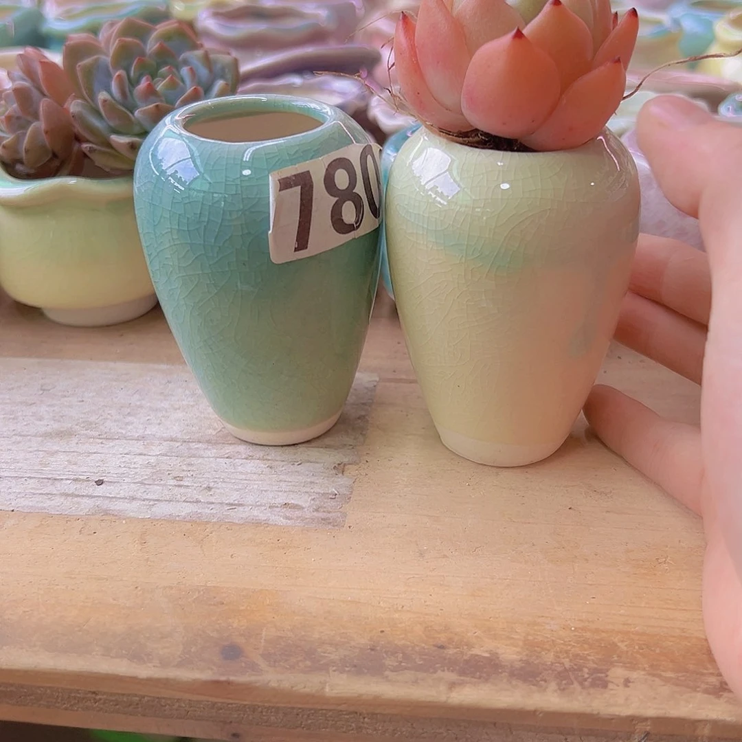 陶瓷花盆当场满12包邮