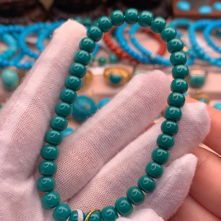 绿松石未镶嵌湖北天然原矿绿松石6.2