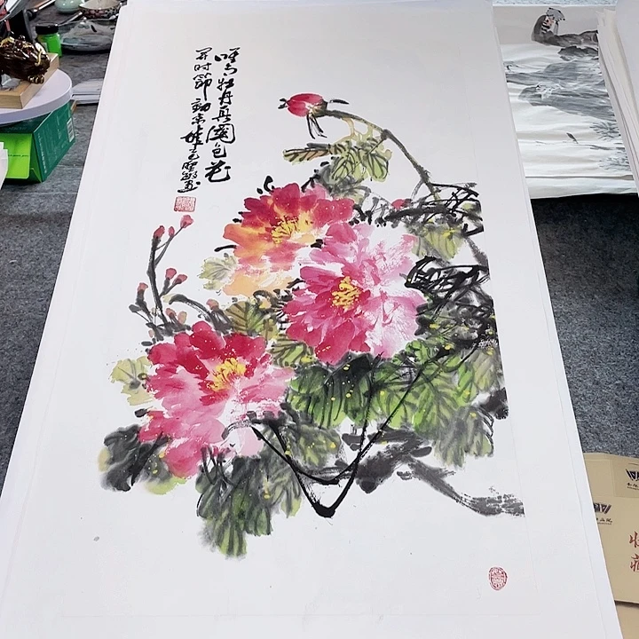 国画张圣敏先生纯手绘作品