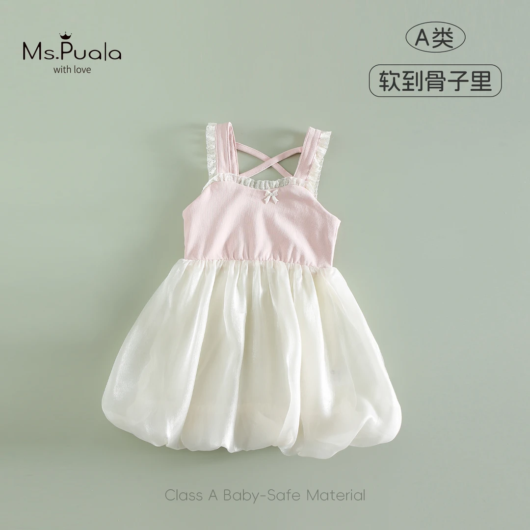 【MsPuala】宝宝夏季婴幼儿连衣裙无袖女宝宝公主裙-MX487
