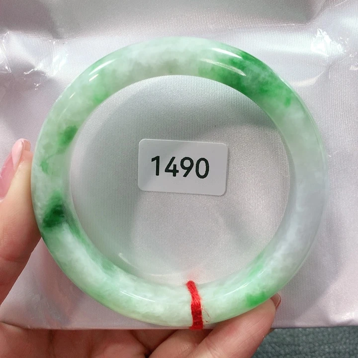 翡翠手镯未镶嵌天然翡翠手镯60