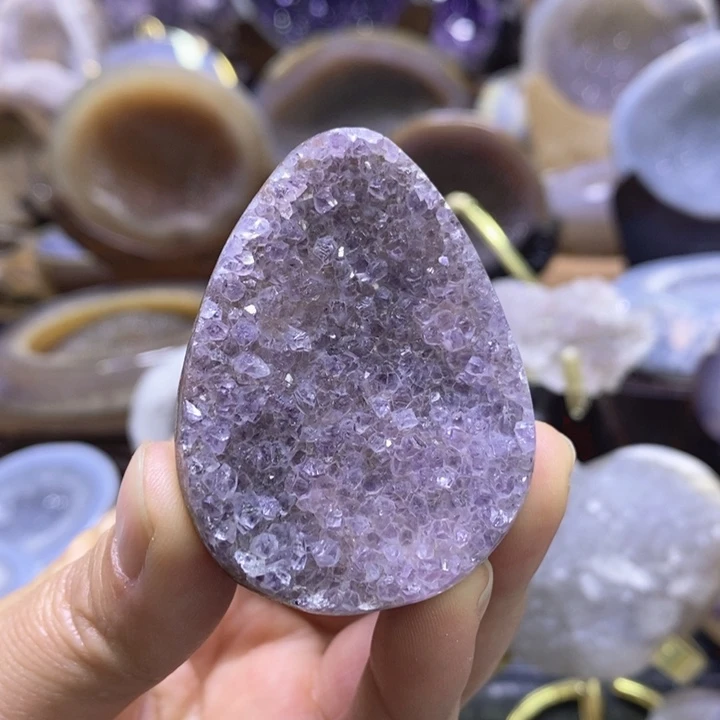 未镶嵌珠宝半成品水晶福利小龙蛋