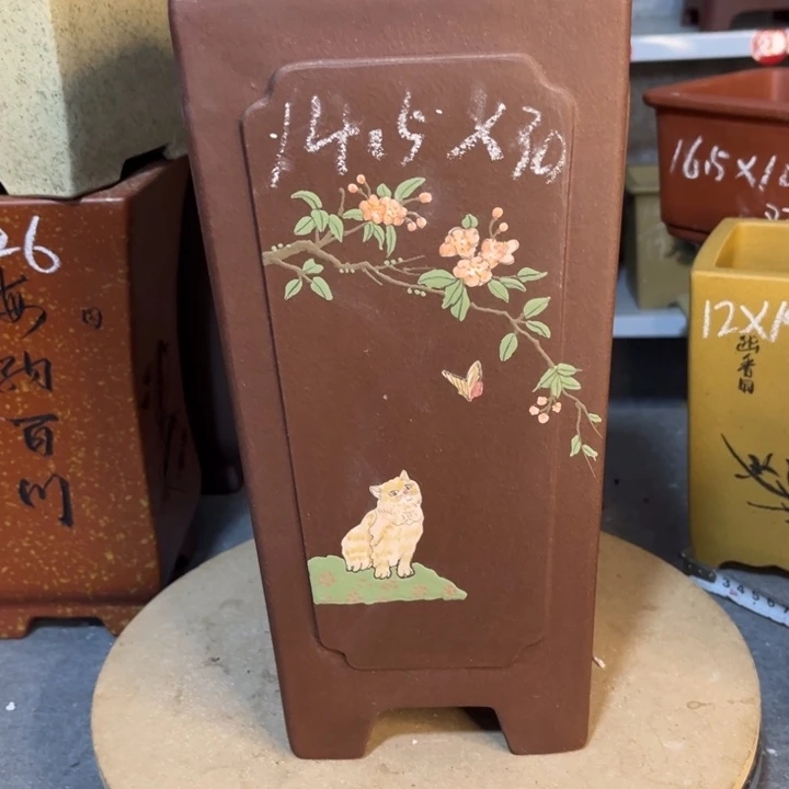 紫砂花盆紫砂花盆