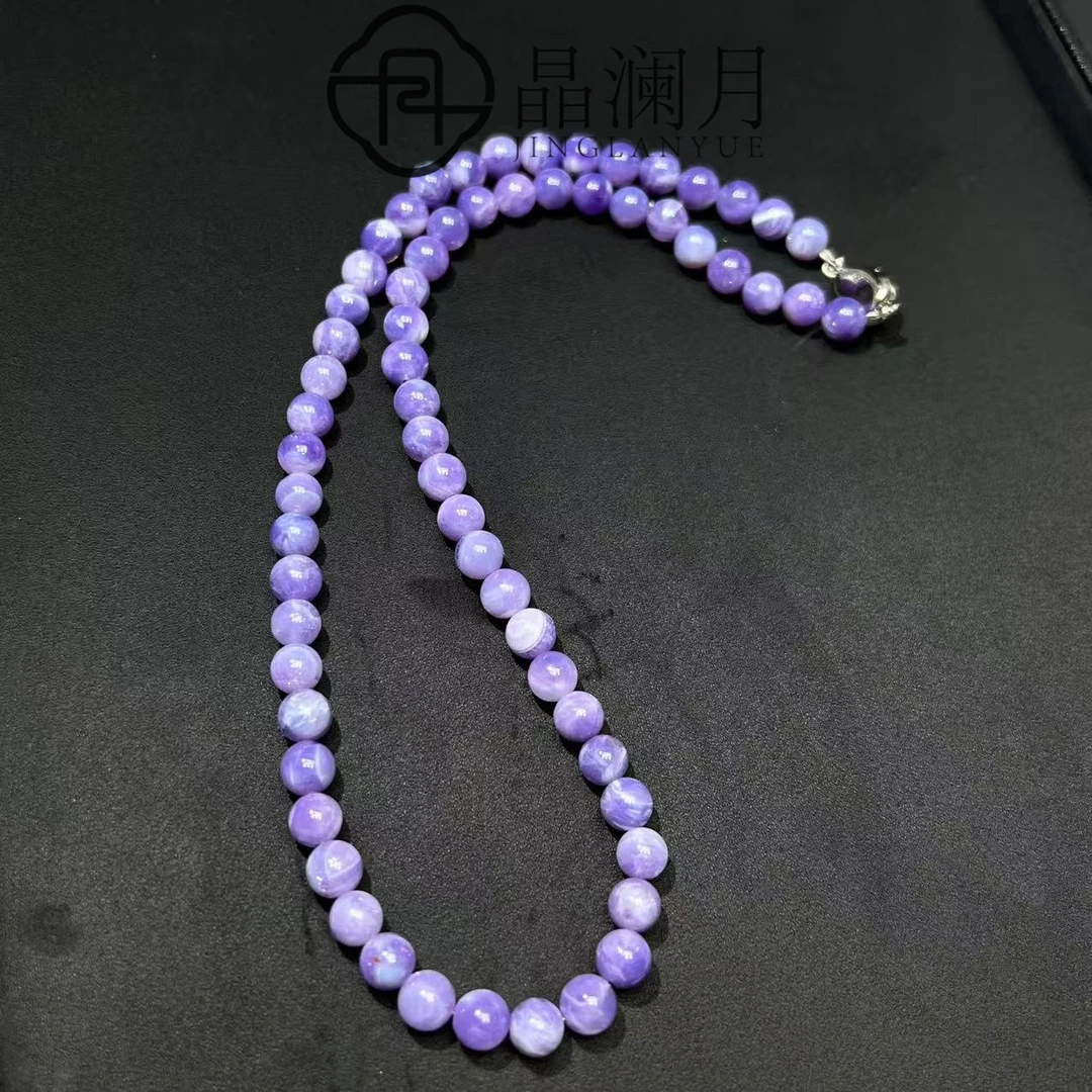 【晶澜月】M246 【SVIP私人定制】天然紫玉晶项链多样性发其一