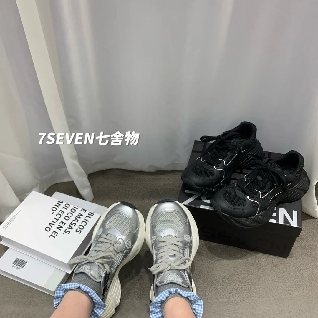 【直播间改】棉鞋加绒冬季老爹鞋潮流黑白女鞋高帮男鞋厚底