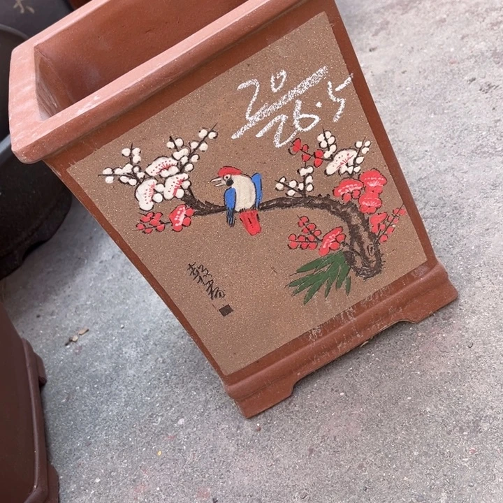 紫砂花盆紫砂花盆