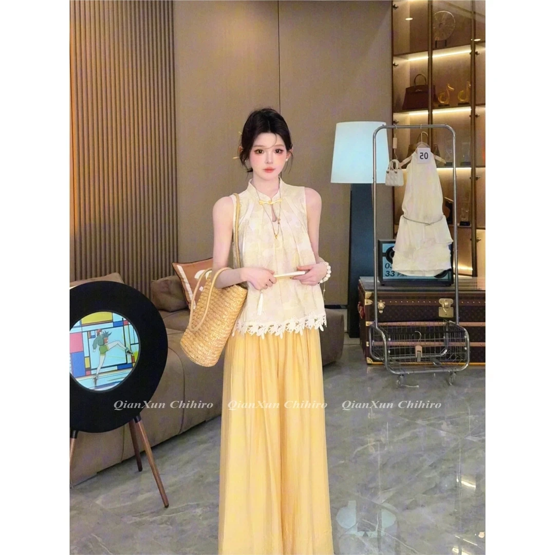 [山茶]上衣休闲裤套装预X5TZ9534A