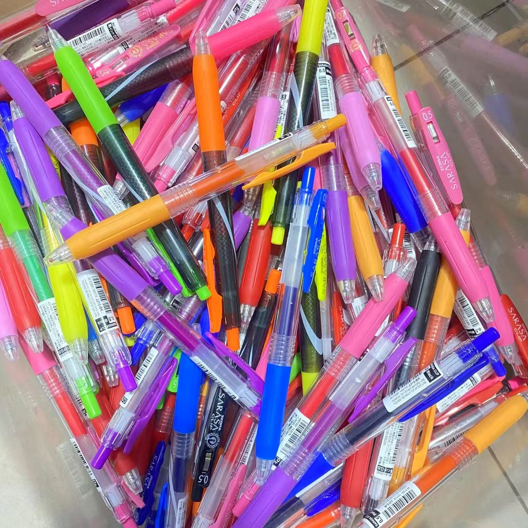 斑马彩色中性笔（改笔剩下的来的）