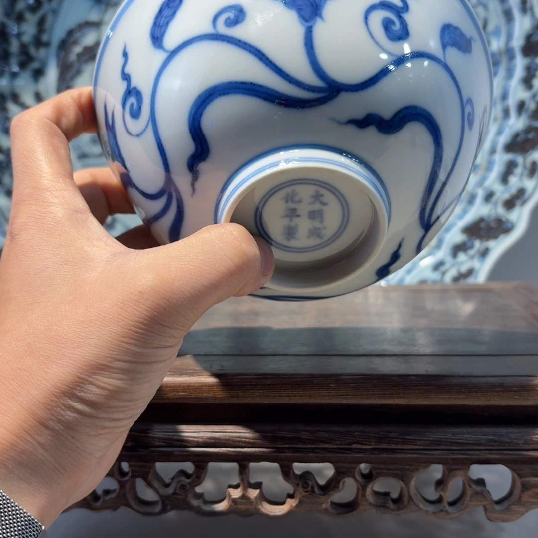 悠***扬摆件瓷器工艺品摆件青花