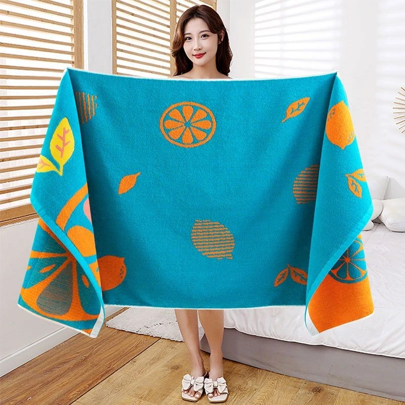 棉质100%浴巾男女专用成人全棉吸水柔软洗澡大毛巾裹巾儿童高档