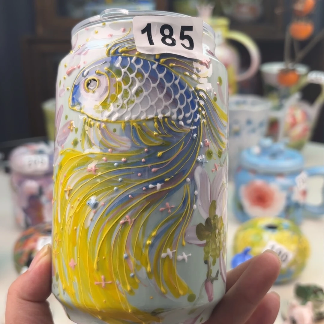 景德镇手绘高温釉下彩陶瓷茶具