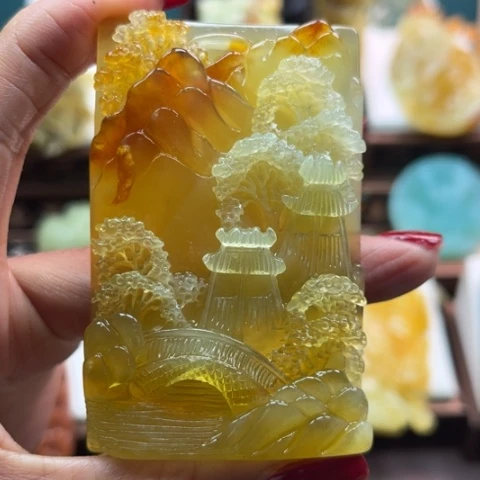 岫玉挂件未镶嵌?****挂件