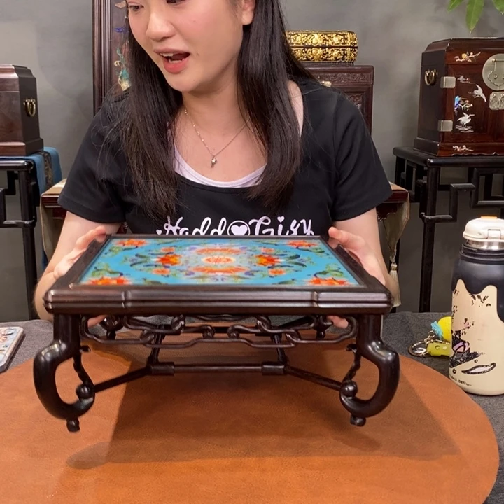 北***藏红酸枝木类端景台