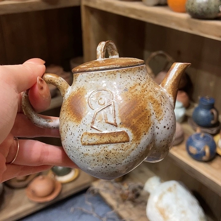 柴烧老岩泥高端茶器