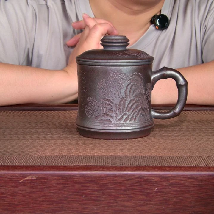 茶杯紫砂高货放漏