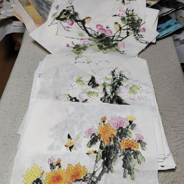 蒲***育国画国画花鸟花鸟国画