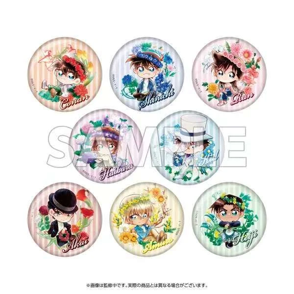 名侦探柯南 花冠花环吧唧 盲盒 默认代拆 YYY