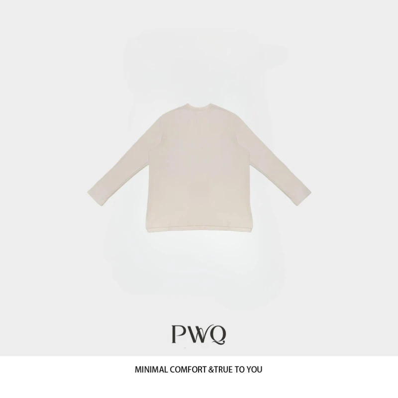 【四季如春】上衣圆领长袖宽松慵懒EZ-25110699-DT