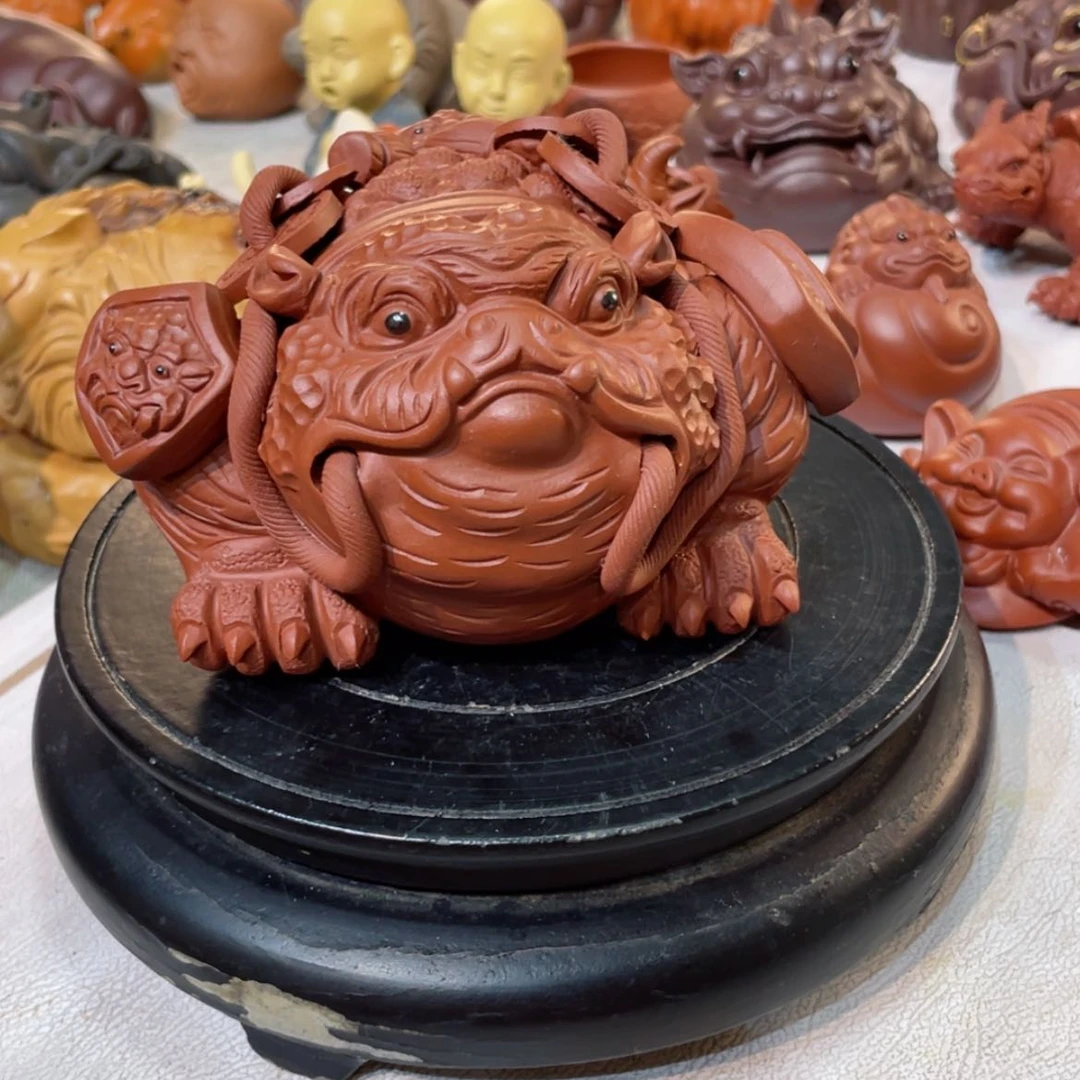 【闪购商品】紫砂茶宠狗蟾