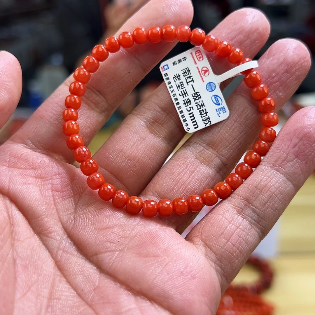 南红玛瑙买未镶嵌5mmm