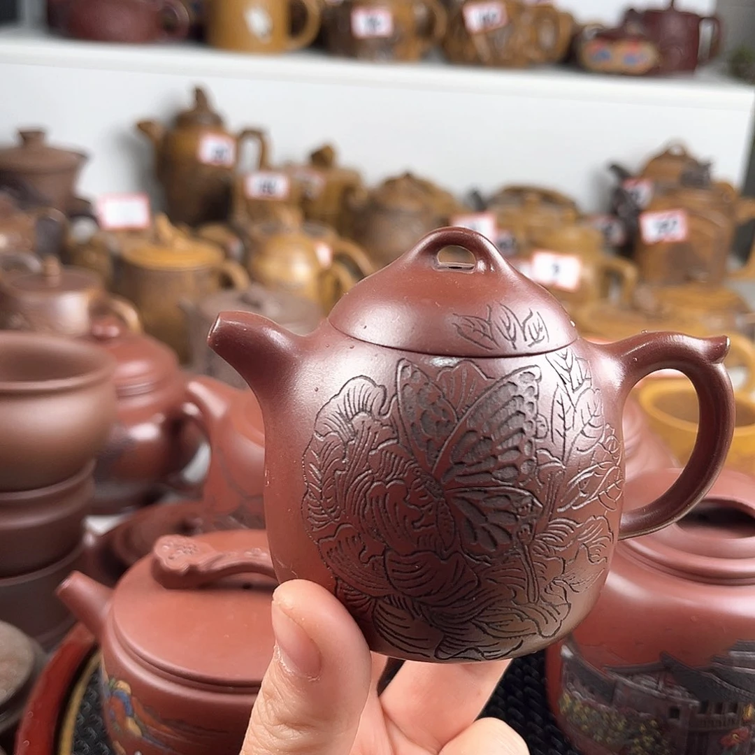 紫泥茶壶宜兴紫砂