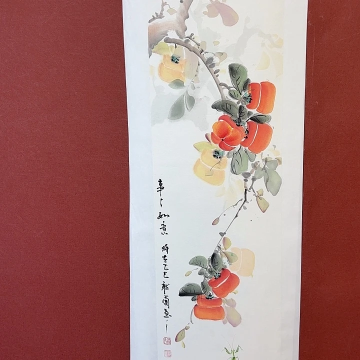 国画听兰老师花鸟